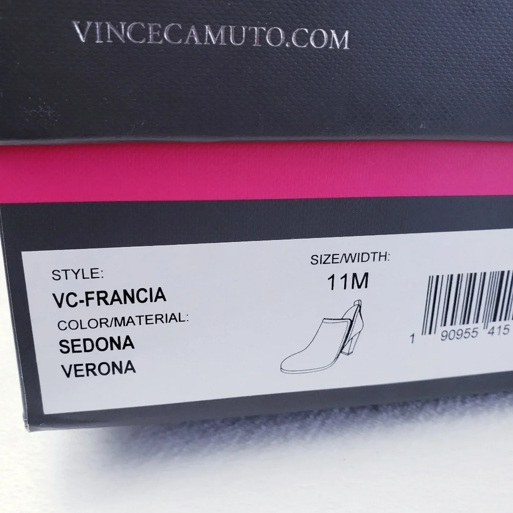 Vince Camuto Francia Sedona Suede Booties sz 11